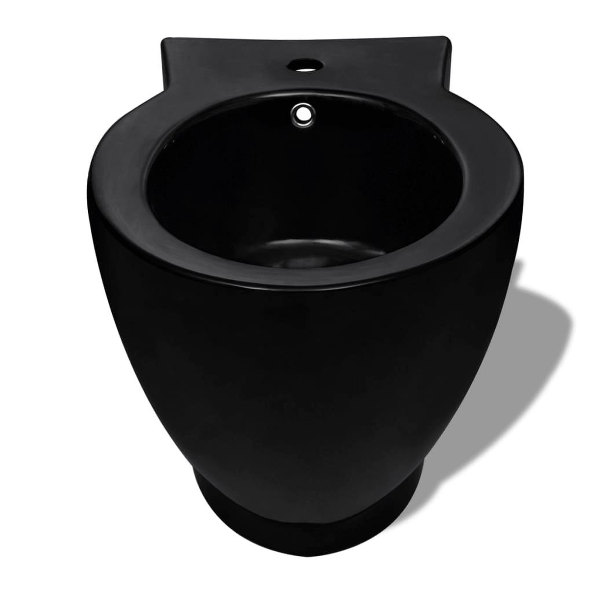 Voir la diapositive 3 : VIDAXL Ensemble de toilette et bidet ceramique noir