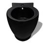 Voir la diapositive 3 : VIDAXL Ensemble de toilette et bidet Ceramique Noir