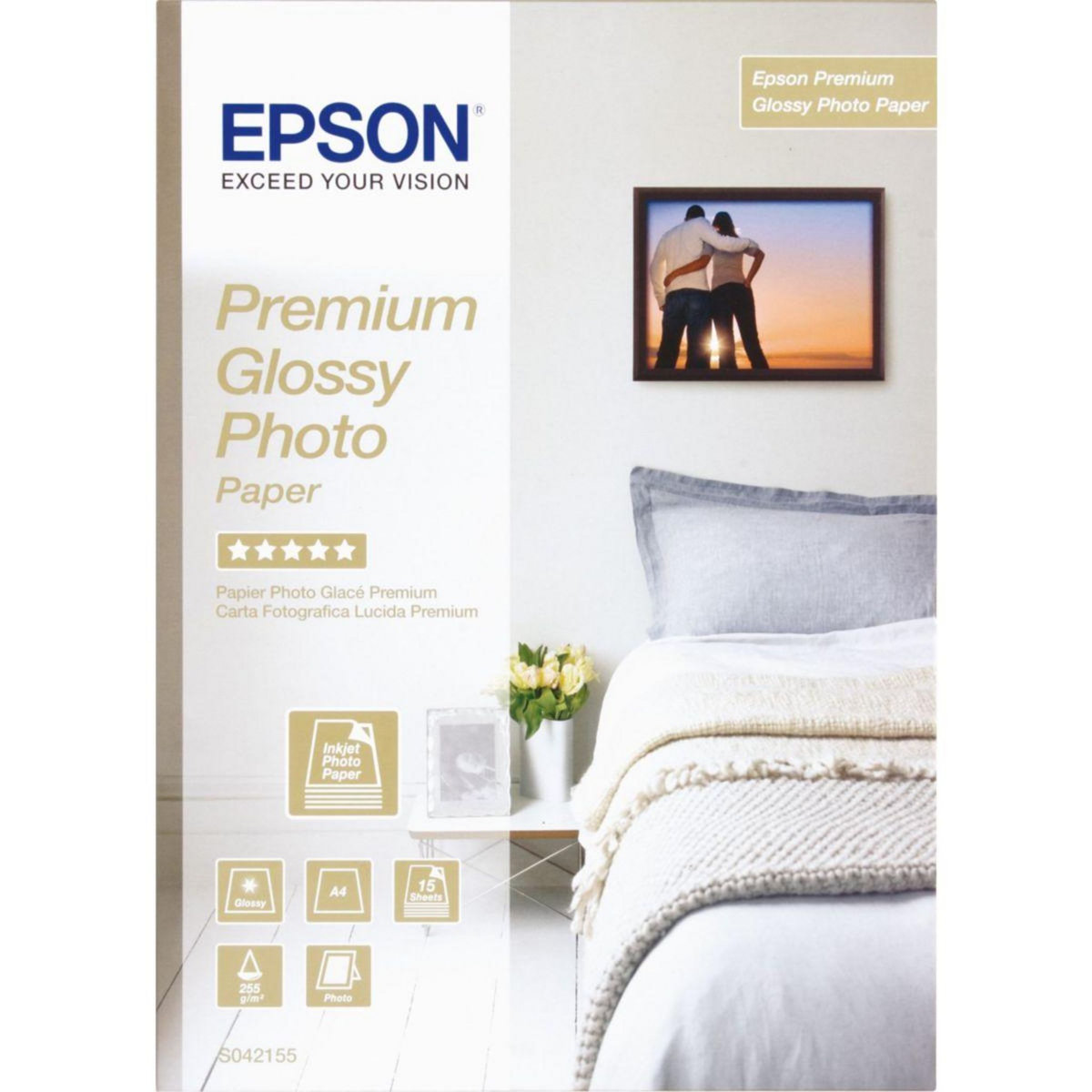Epson Papier photo A4-15f-255g/m²