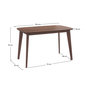 Voir la diapositive 4 : Rendez vous déco Table rectangulaire 4 personnes en bois clair 120 cm - Oman