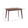 Voir la diapositive 4 : Rendez vous déco Table rectangulaire 4 personnes en bois clair 120 cm - Oman