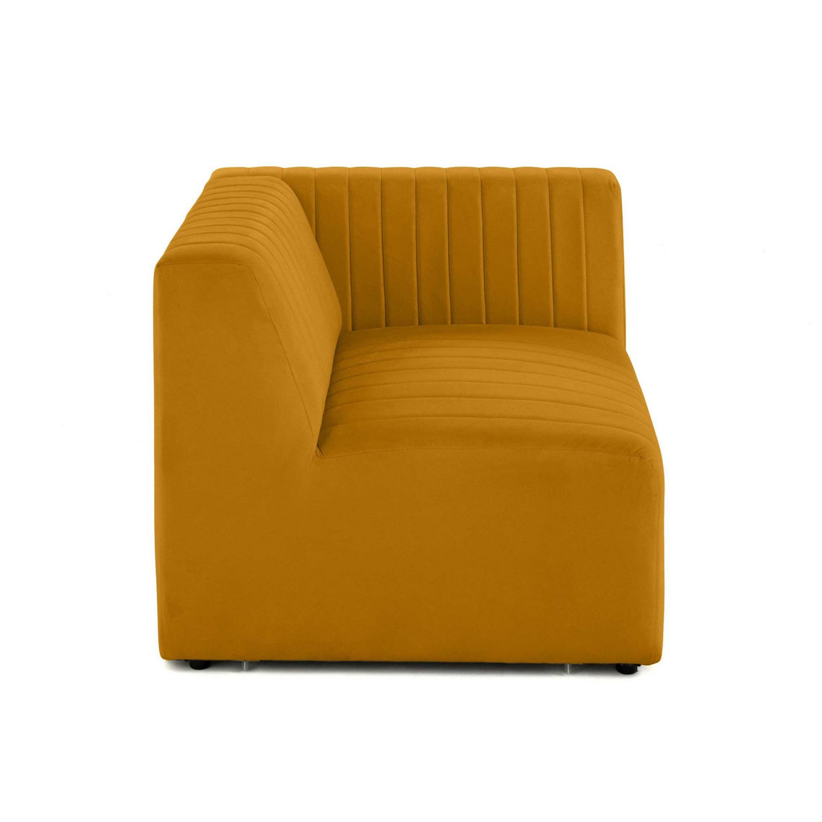 LISA DESIGN Nova - module d'assise droit - en velours