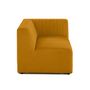 Voir la diapositive 3 : LISA DESIGN Nova - module d'assise droit - en velours