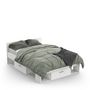 Voir la diapositive 7 : Lit adulte avec rangements LIMA 140X190/200cm