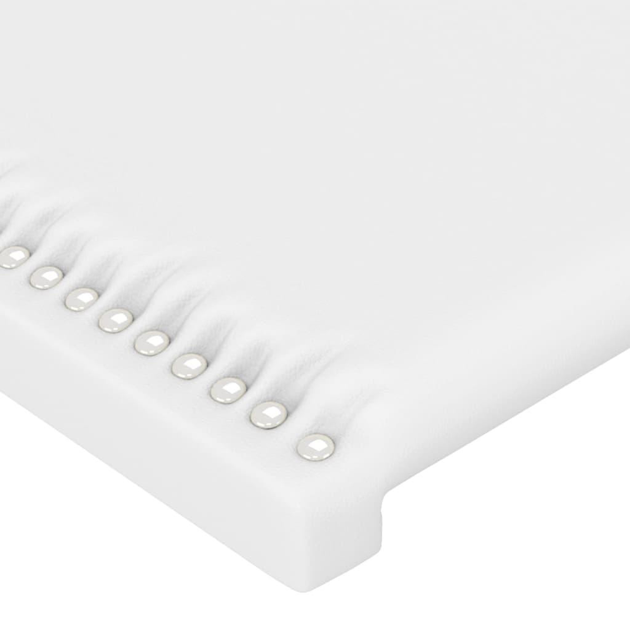 Voir la diapositive 5 : VIDAXL Tete de lit a LED Blanc 160x5x78/88 cm Similicuir