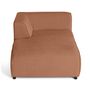 Voir la diapositive 3 : LISA DESIGN Suaro - module d'assise méridienne gauche en tissu texturé