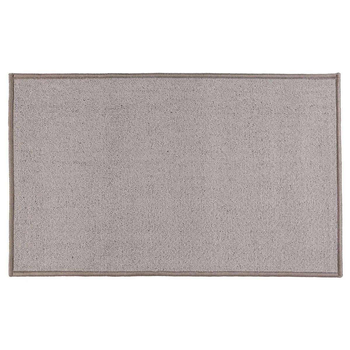 TOILINUX Lot 2x Tapis uni - 50 x 80 cm. - Gris