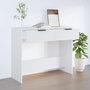 Voir la diapositive 1 : VIDAXL Table console Blanc 90x36x75 cm Bois d ingénierie