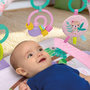 Voir la diapositive 5 : Bright Starts BRIGHTS STARTS Petit tapis d'éveil bébé pliable rose, arche de jeux, 5 jouets bébé, miroir, cartes, boulier et anneau de de