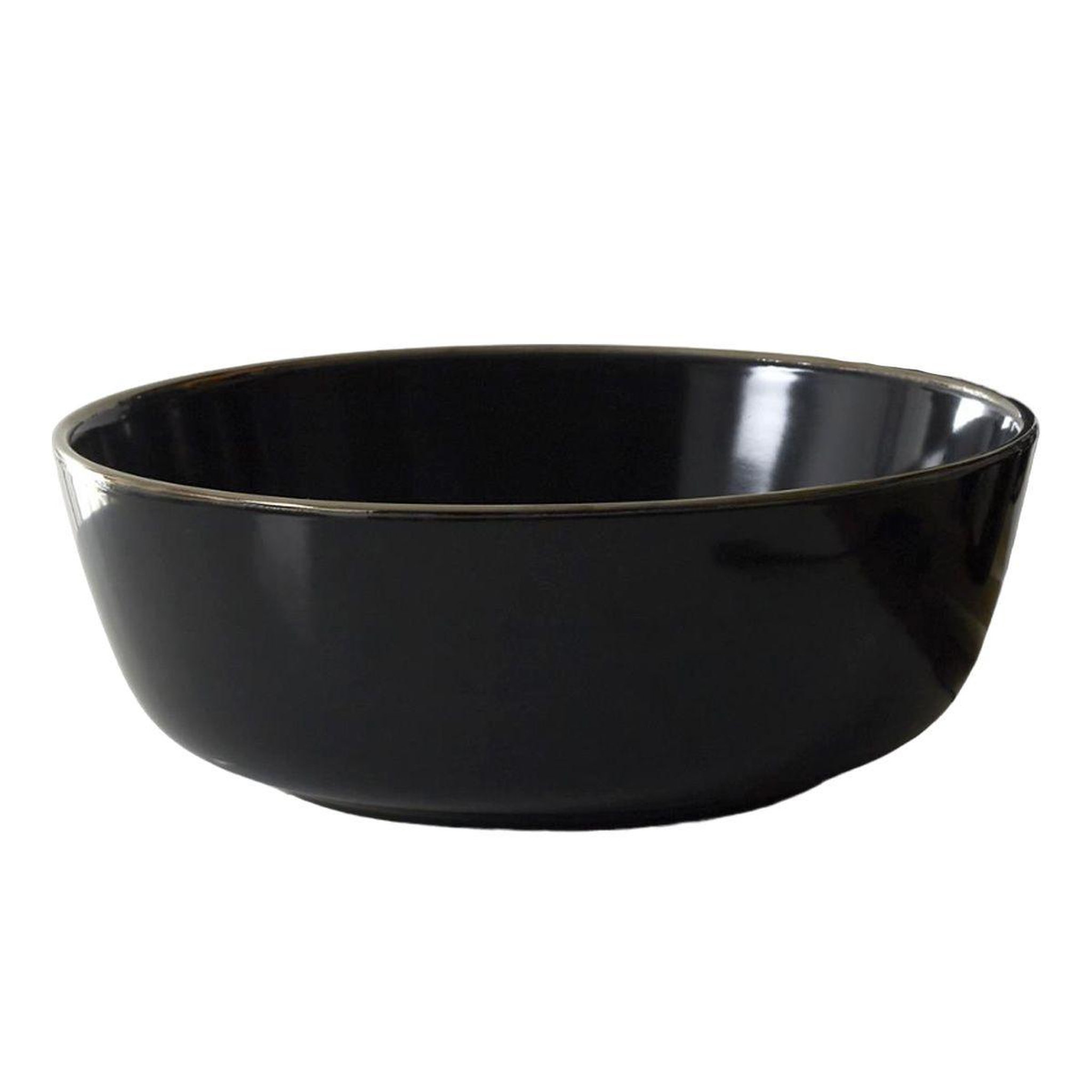 The Home Deco Factory Saladier en céramique  lounge  24cm noir
