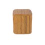 Voir la diapositive 6 : SWEEEK Lot de 2 bouts de canapé. tables d'appoint. tables de chevet avec niches. en rotin naturel. cubique et coins arrondis. L 45 x P 45 x H 50cm
