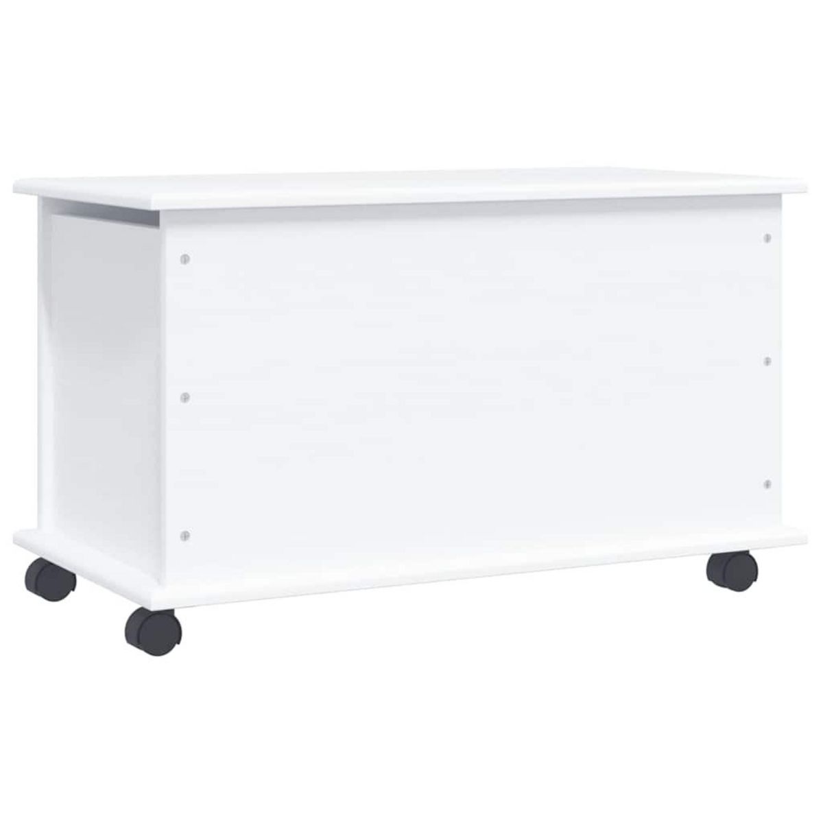 VIDAXL Coffre de rangement et roulettes ALTA blanc 73x39,5x43 cm