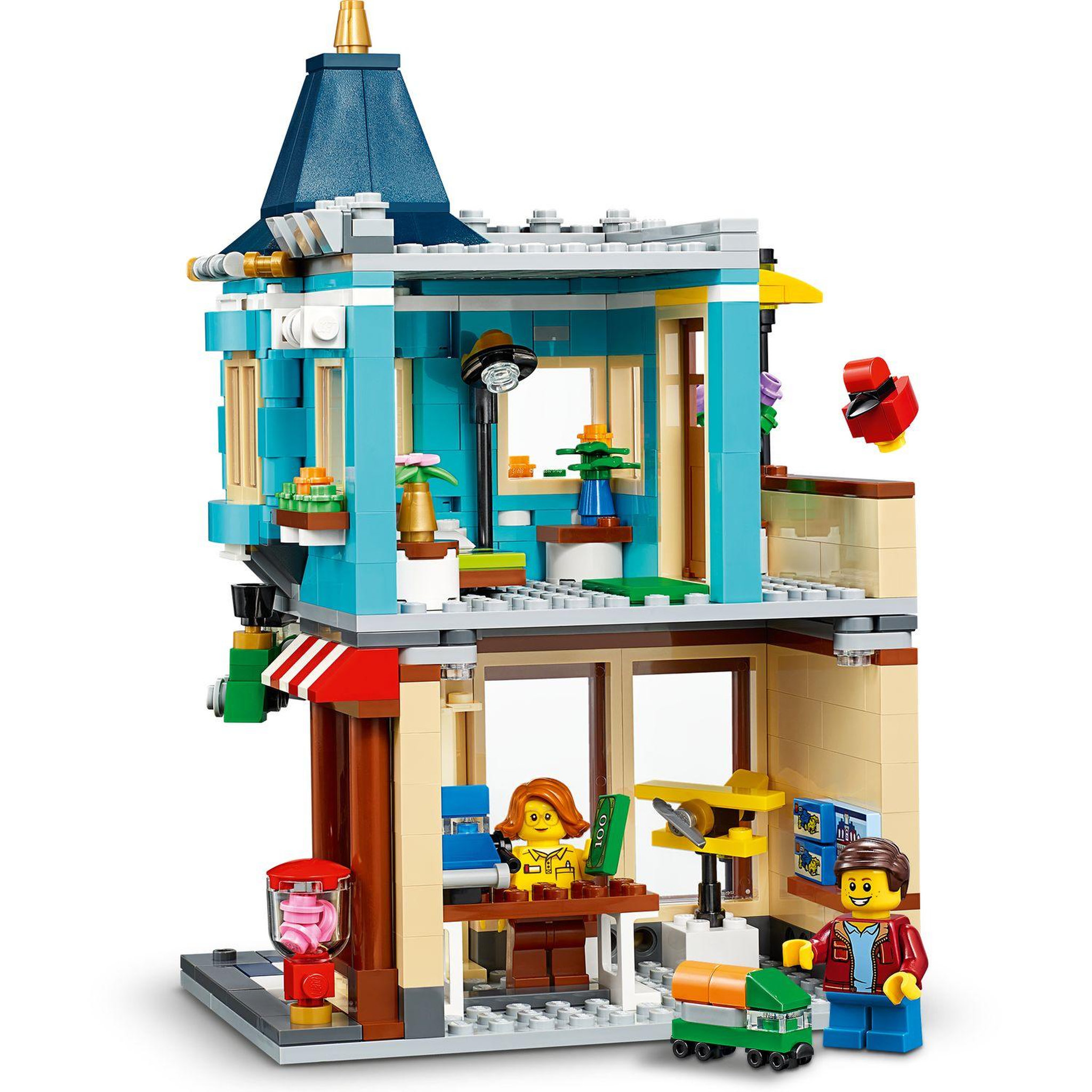 Voir la diapositive 7 : LEGO Creator 31105- le Magasin de Jouets du Centre Ville