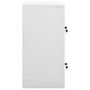 Voir la diapositive 3 : VIDAXL Armoire a casiers Gris clair et rouge 90x45x92,5 cm Acier