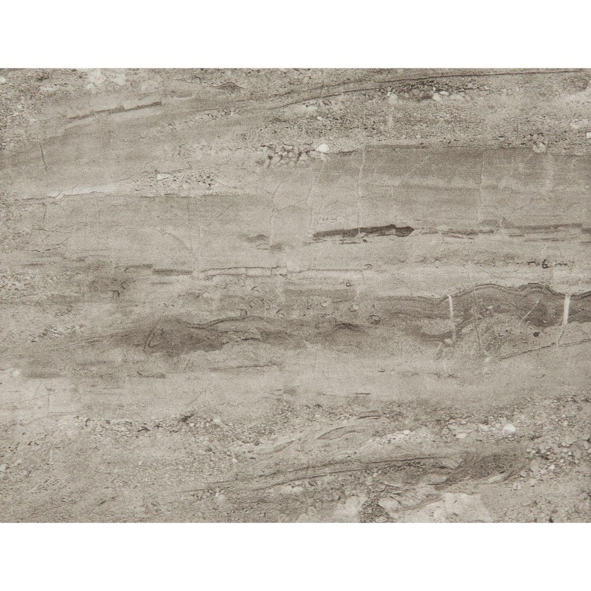 TOILINUX Table basse rectangulaire effet marbre GÖRAN - Gris