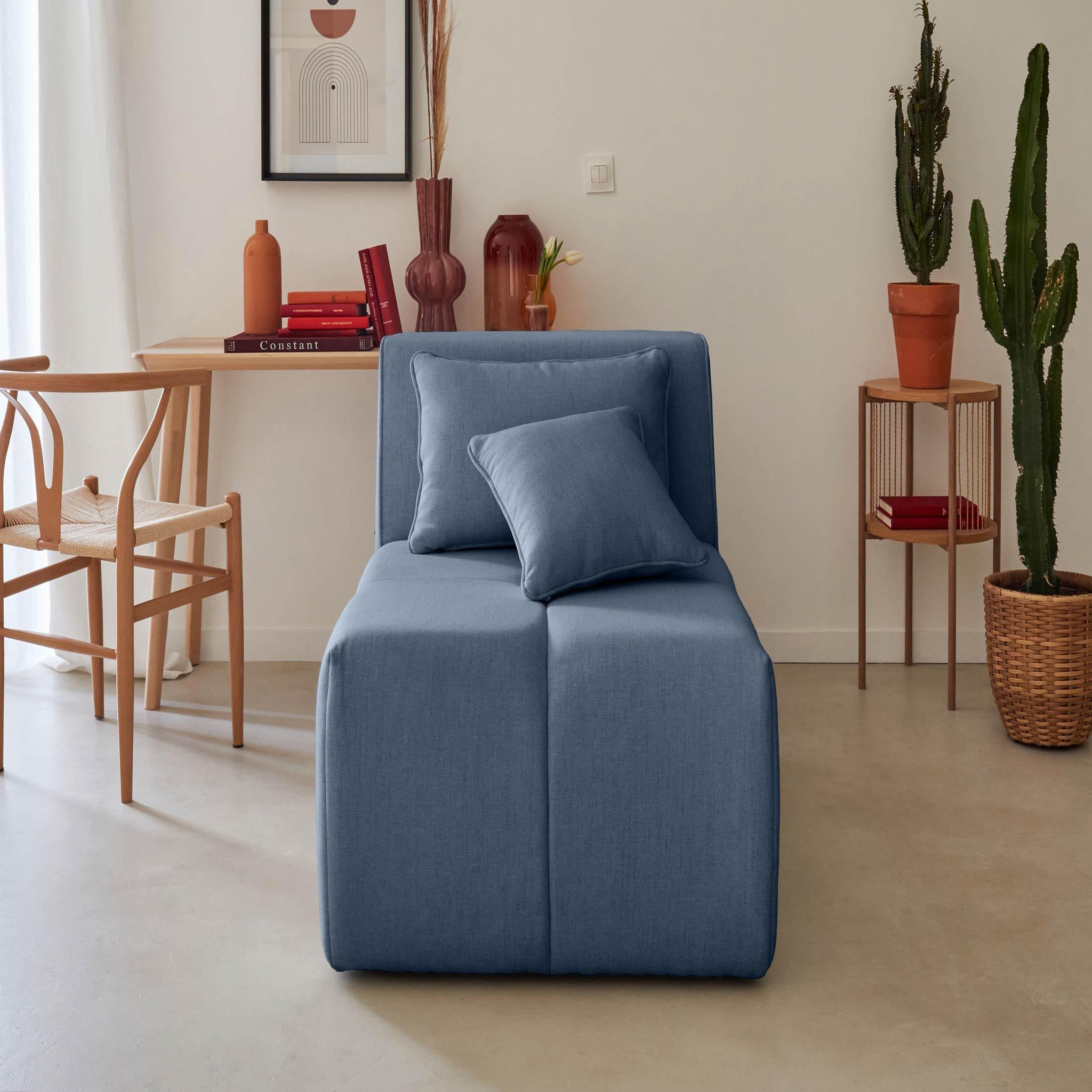 Voir la diapositive 2 : LISA DESIGN Caracas - module d'assise - en tissu