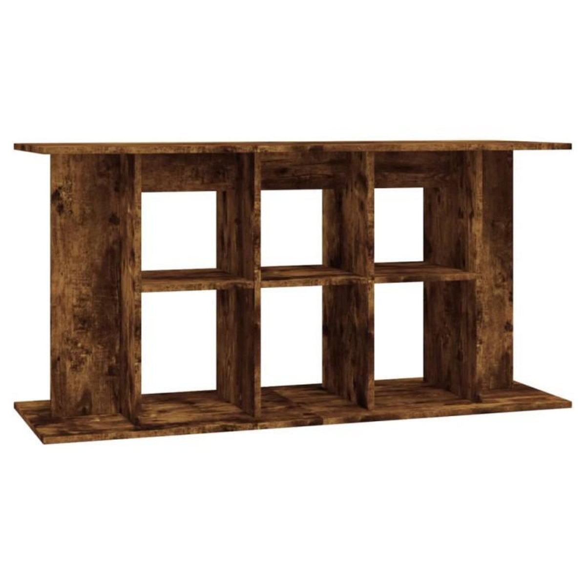 VIDAXL Support pour aquarium chêne fumé 120x40x60 cm bois d ingénierie
