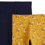 Voir la diapositive 2 : INEXTENSO Lot de 2 leggings à fleurs fille