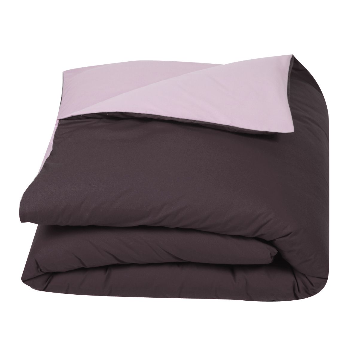 Housse de couette bicolore percale BIO
