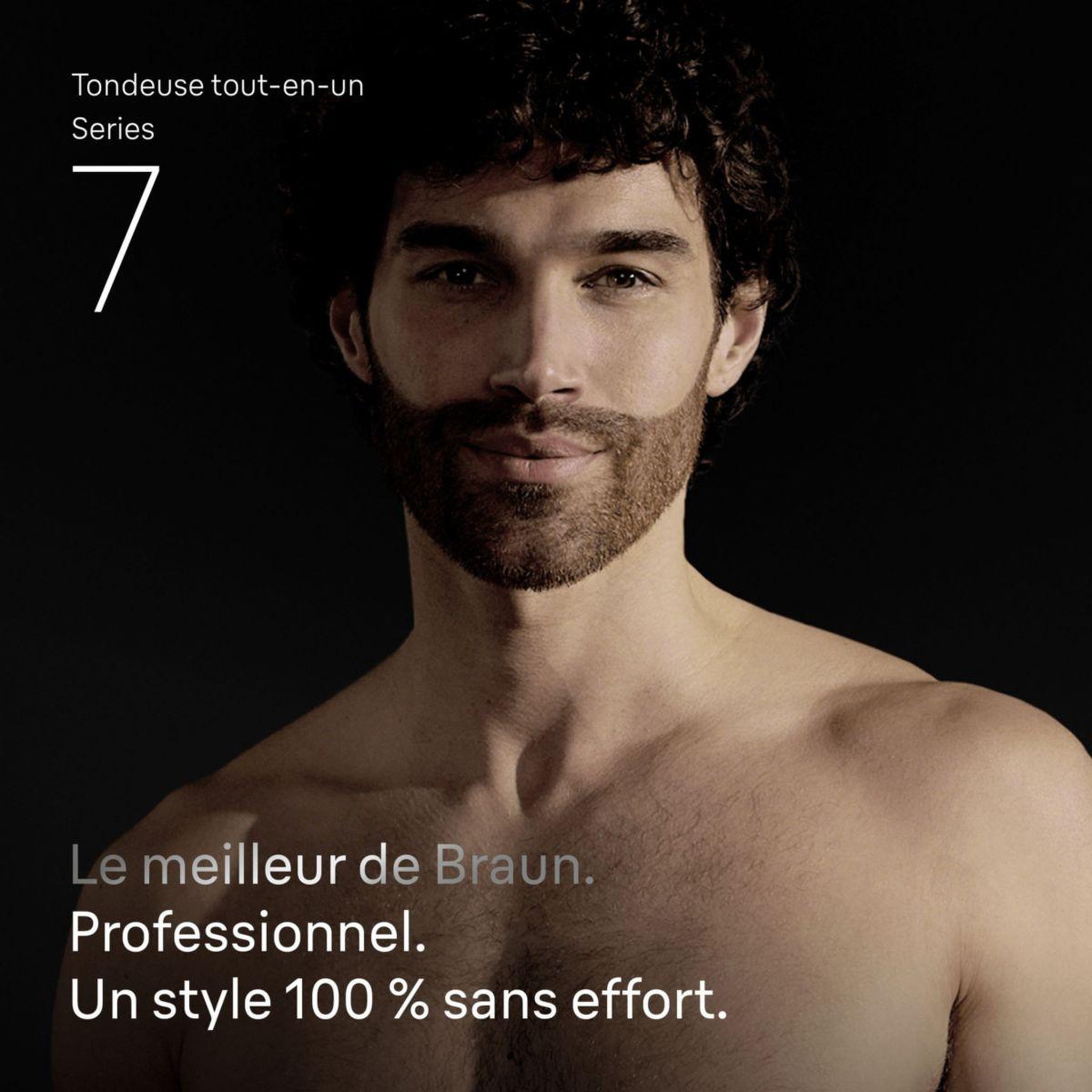 Voir la diapositive 2 : BRAUN Tondeuse multi usages aio7560, 14 hauteurs de coupe, précision 0,5 mm, autonomie 120 mn