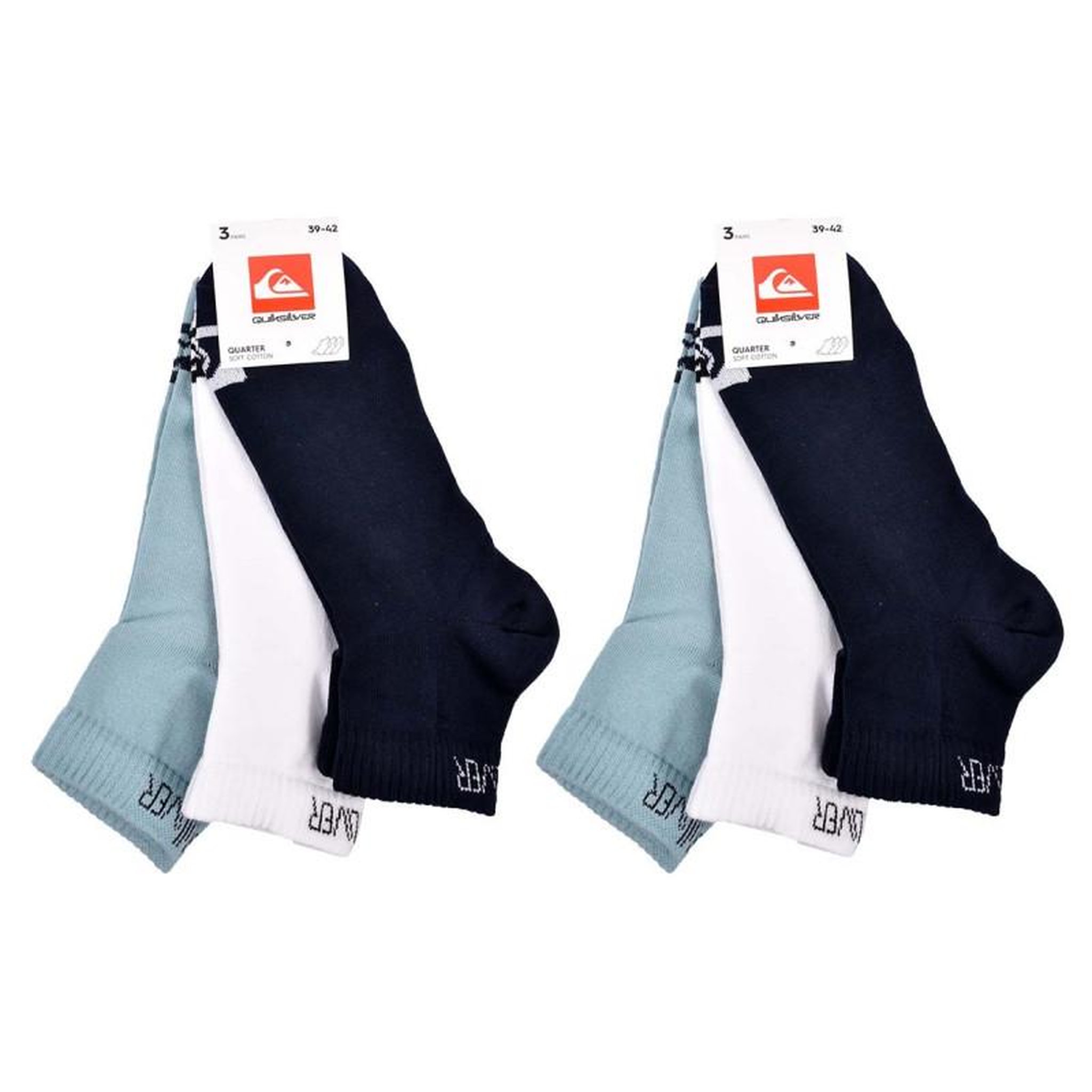 Voir la diapositive 4 : QUIKSILVER Chaussettes QUIKSILVER QUARTER