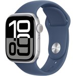 APPLE Montre connectée Serie 10 46mm Alu/Argent M/L Cellular