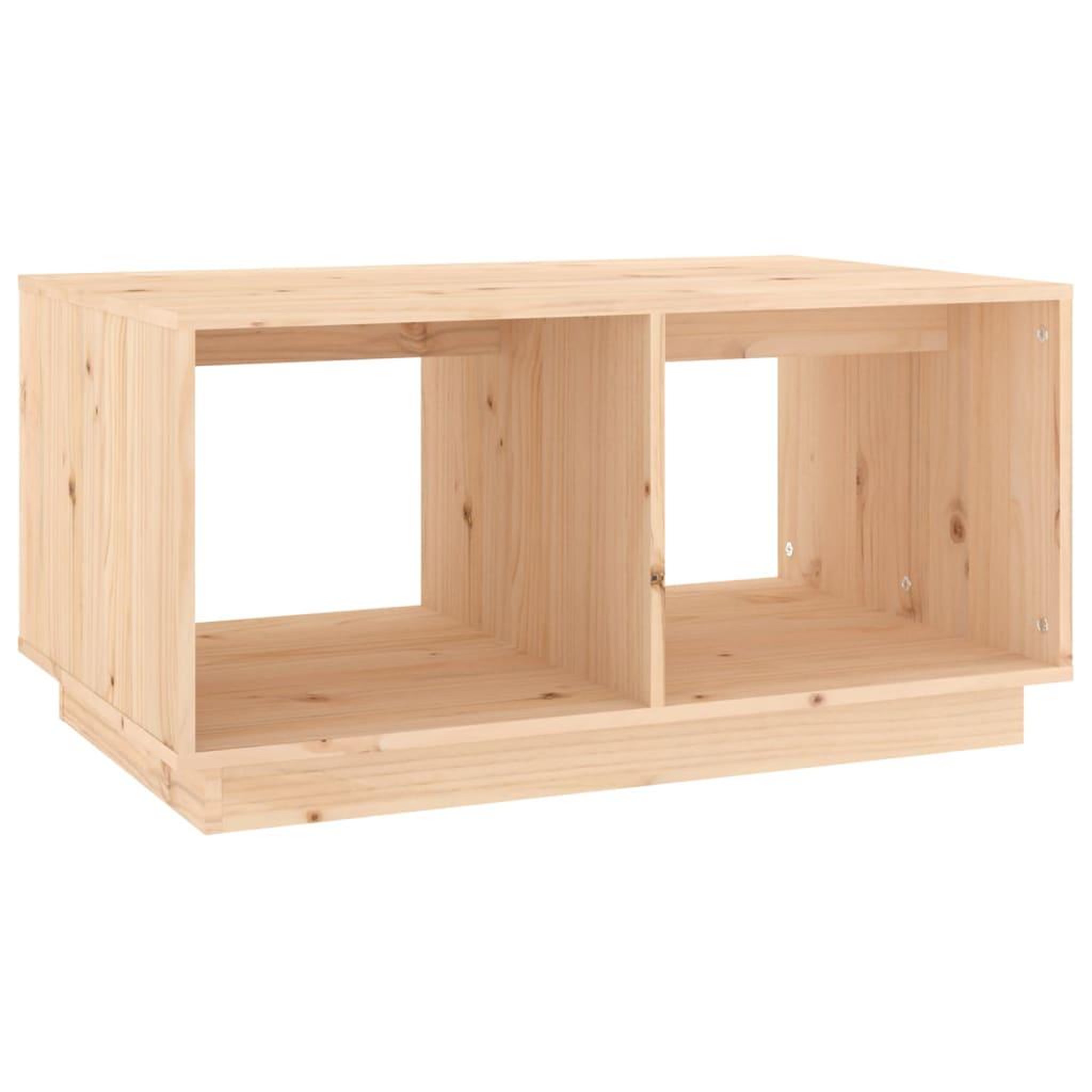 Voir la diapositive 2 : VIDAXL Table basse 80x50x40 cm Bois massif de pin