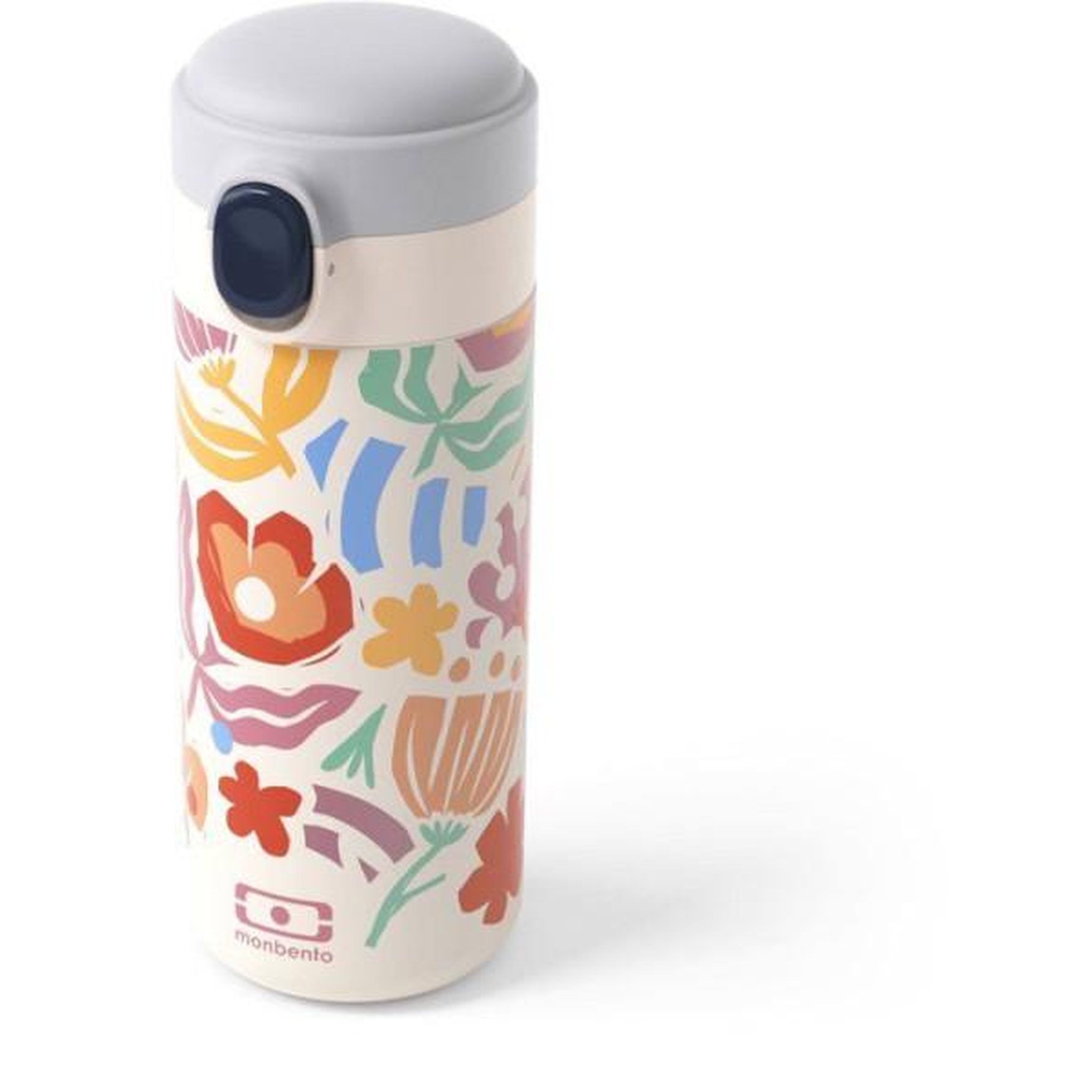 Voir la diapositive 2 : monbento Gourde isotherme a bec verseur - MONBENTO - Enfants - Bouchon ouverture rapide - Pop Paper Cut