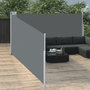 Voir la diapositive 3 : VIDAXL Auvent lateral retractable Anthracite 140 x 1000 cm