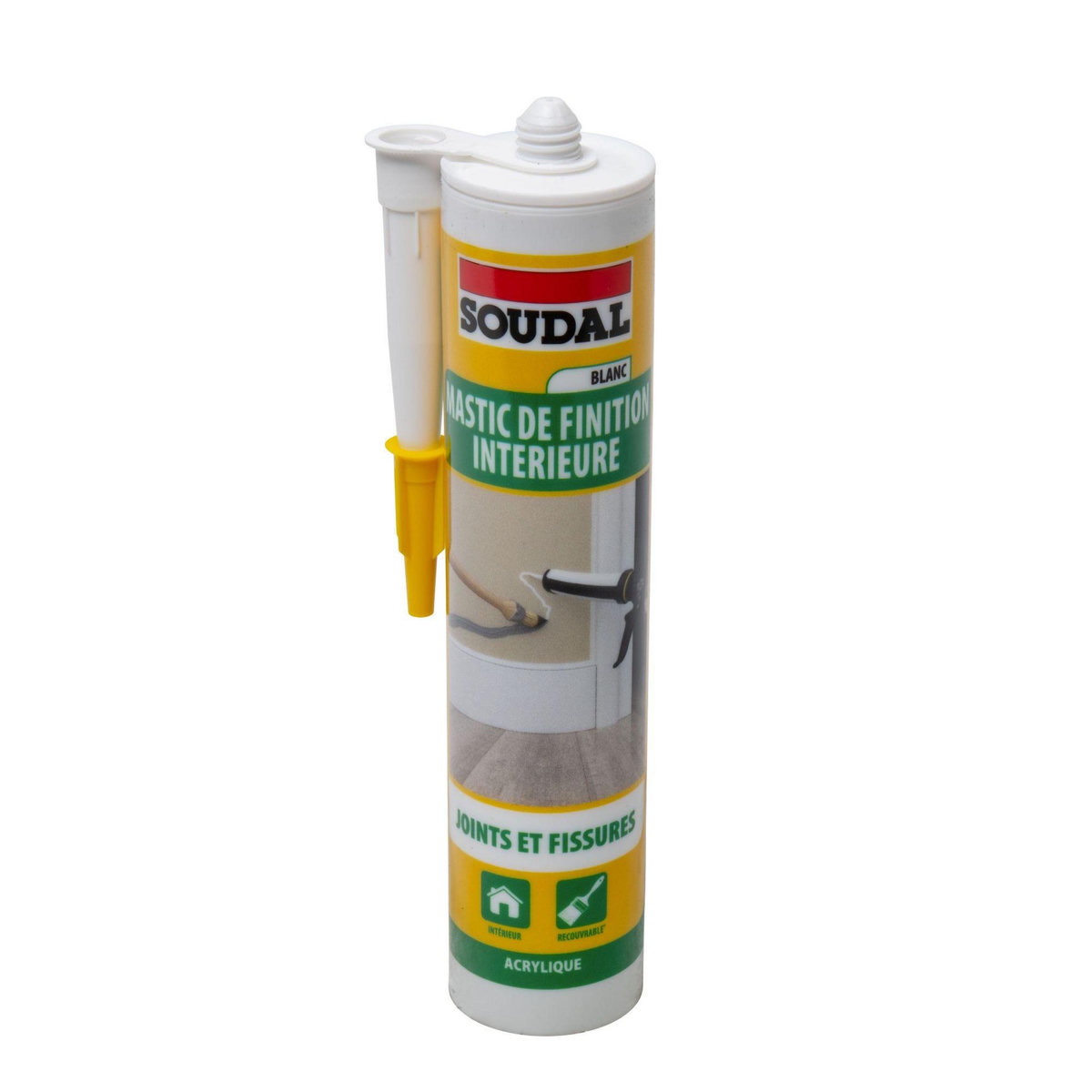 Soudal Cartouche mastic blanc pour maçonnerie