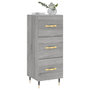 Voir la diapositive 3 : VIDAXL Buffet Sonoma gris 34,5x34x90 cm Bois d'ingenierie