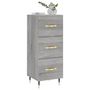 Voir la diapositive 3 : VIDAXL Buffet Sonoma gris 34,5x34x90 cm Bois d'ingenierie