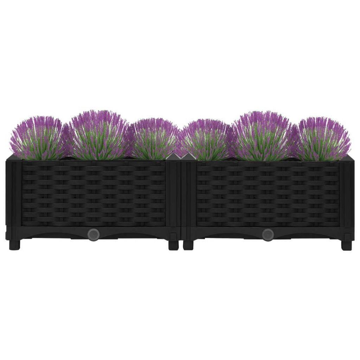 VIDAXL Lit sureleve 80x40x23 cm Polypropylene