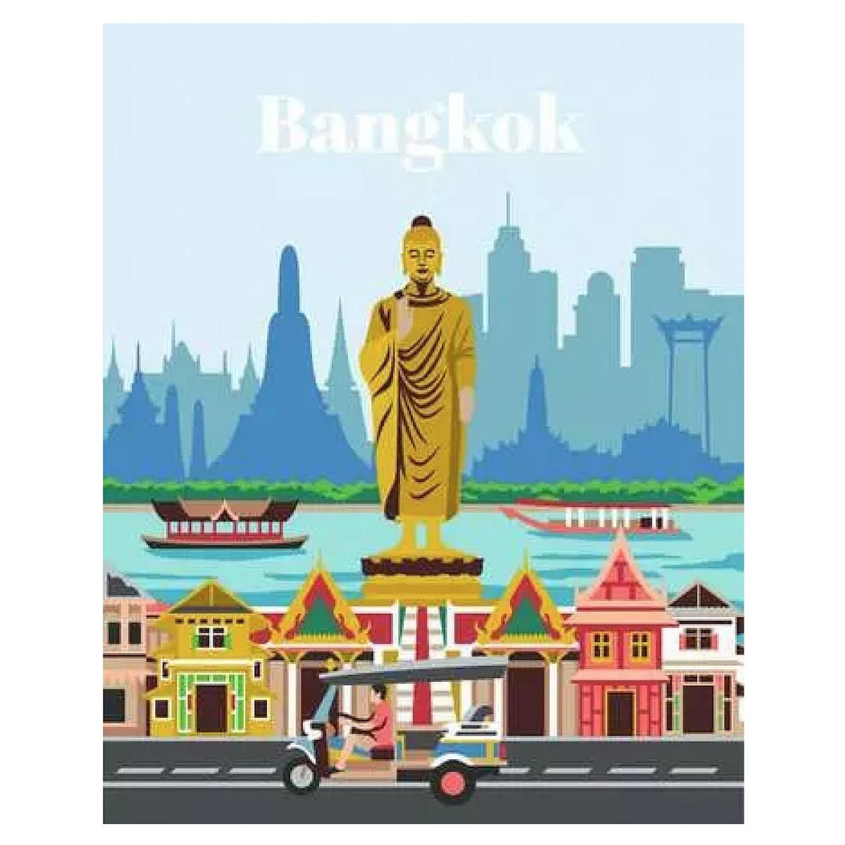 RAVENSBURGER CreArt - 24x30 cm - Bangkok