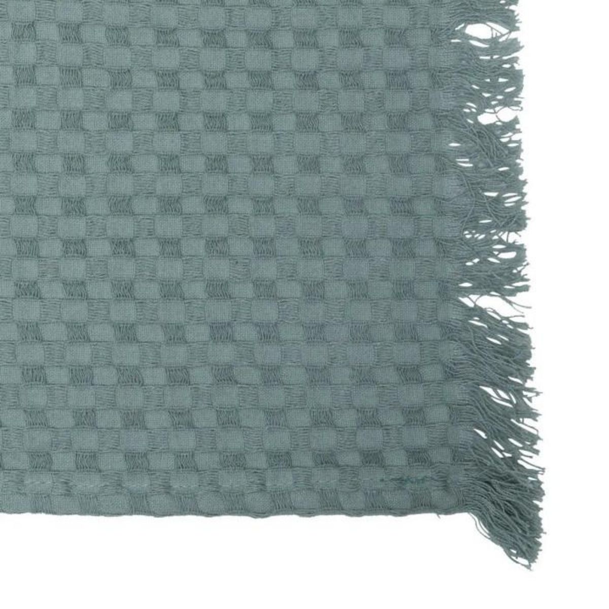 ATMOSPHERA Jeté de Lit Nid d'Abeille  Widdy  130x180cm Vert Céladon