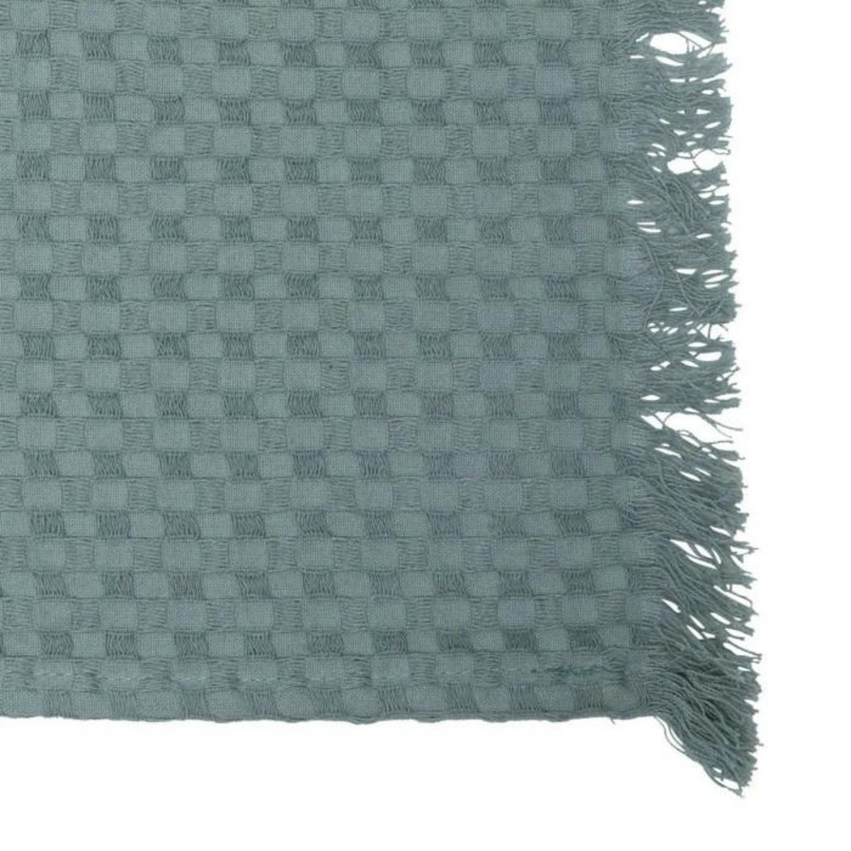 ATMOSPHERA Jeté de Lit Nid d'Abeille  Widdy  130x180cm Vert Céladon