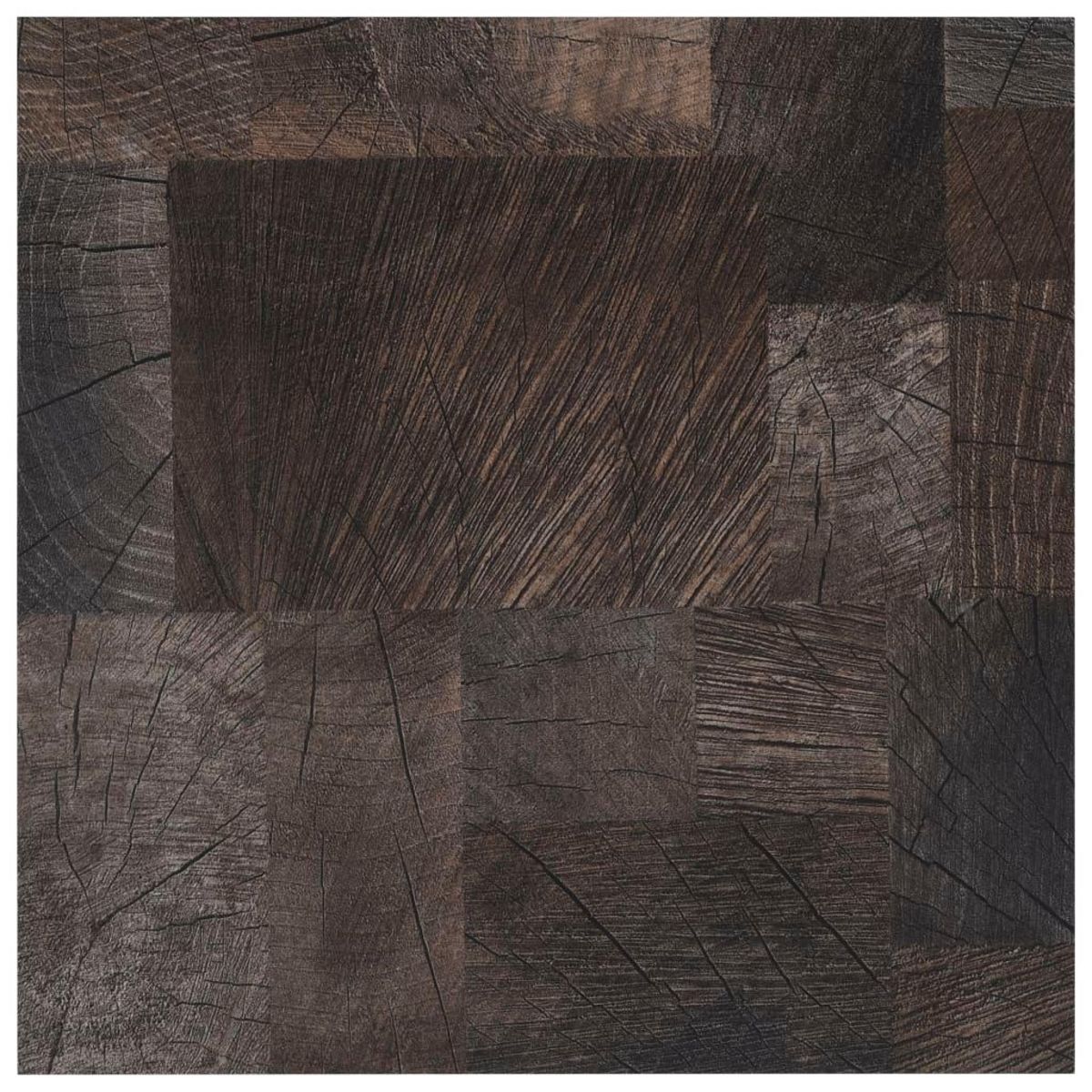 VIDAXL Dalles de plancher autoadhesive 20 pcs PVC Structure a bois