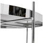 Voir la diapositive 4 : Paris Prix Table Basse Design en Verre  Rona  83cm Chromé
