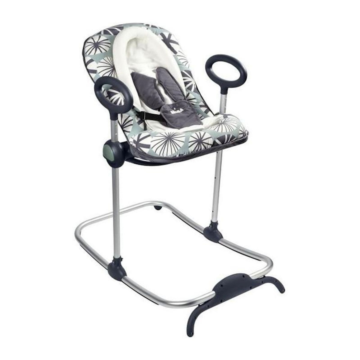 BEABA BEABA, Transat Up+Down I, Transat Reglable en Hauteur, Pour Bebe et Enfants, 3 Positions dInclinaison, Nymphea