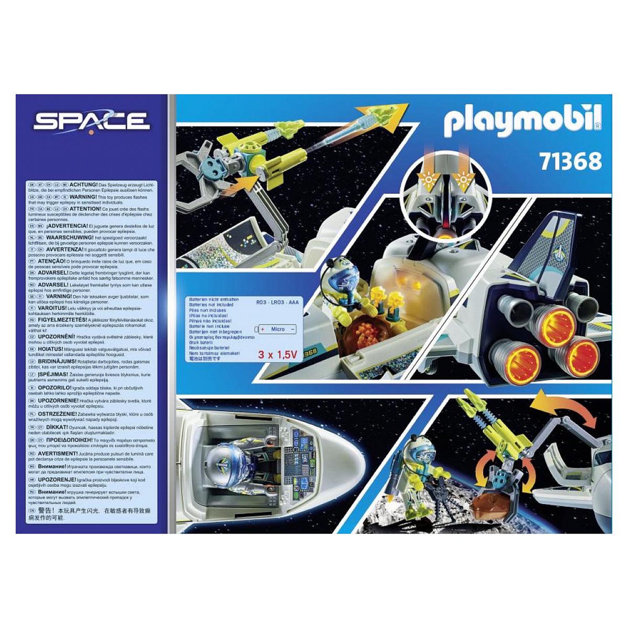 Voir la diapositive 2 : PLAYMOBIL 71368 la Navette spatiale