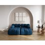 Voir la diapositive 1 : LISA DESIGN Ruby - canapé droit 4 places avec double méridienne - assise profonde - en velours texturé