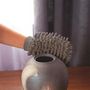 Voir la diapositive 2 : Paris Prix Gant Microfibre  Chenille  25cm Gris