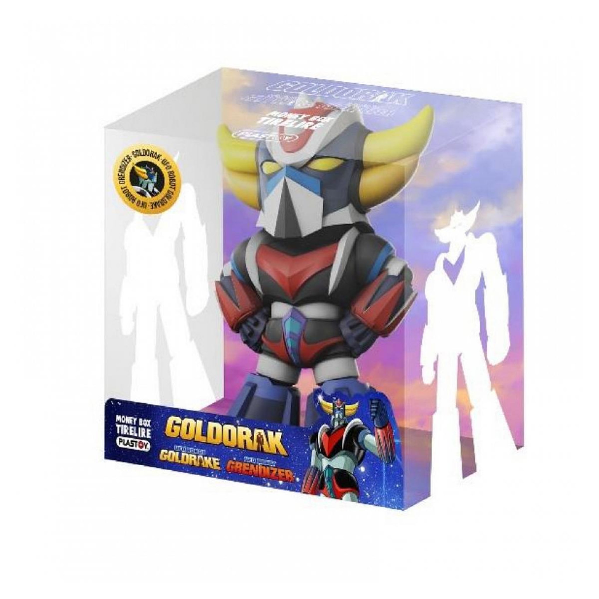 Voir la diapositive 2 : Plastoy Tirelire chibi Goldorak debout