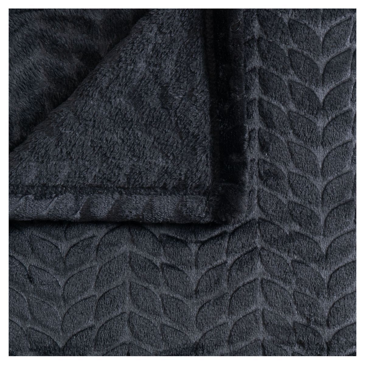 ACTUEL Plaid uni en flanelle 230gsm