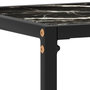 Voir la diapositive 5 : VIDAXL Table console Noir 100x35x75 cm Verre trempe