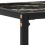 Voir la diapositive 5 : VIDAXL Table console Noir 100x35x75 cm Verre trempe