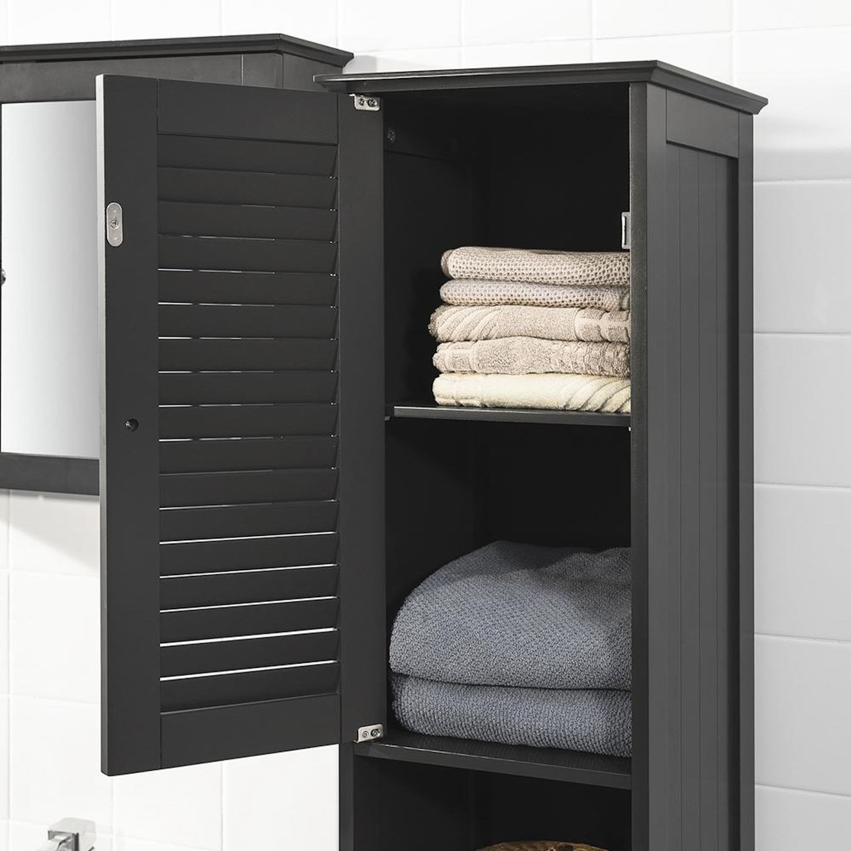 SOBUY SoBuy - Colonne De Salle De Bain à un tiroir - Fonctionnel - FRG236