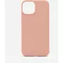 CASYX Coque iPhone 14 silicone Rose MagSafe