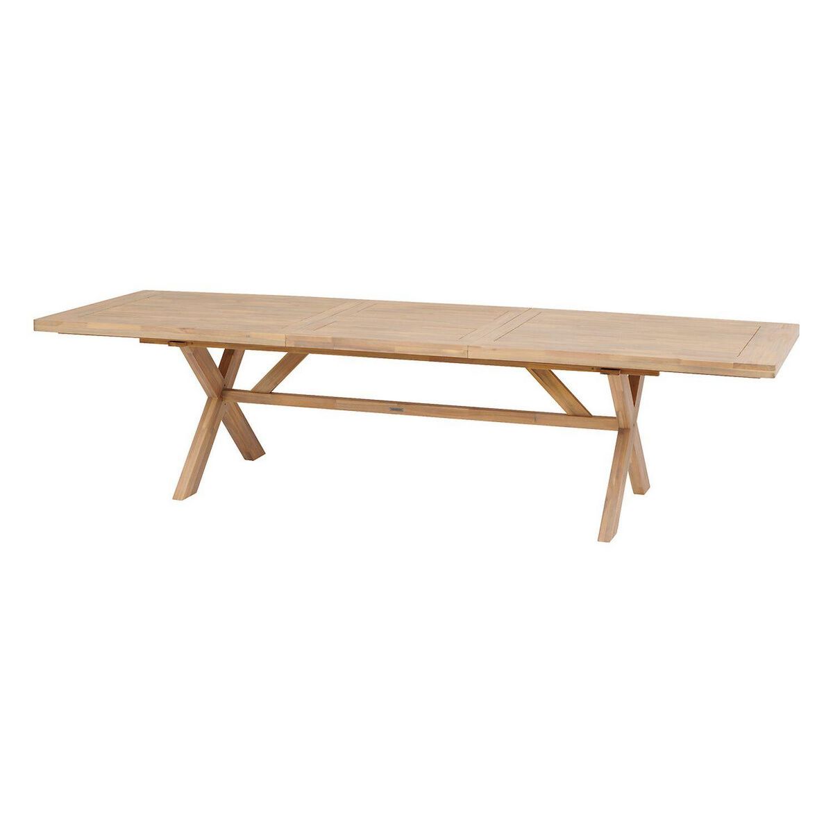HESPERIDE Table de jardin extensible en acacia 12 places XENIA - Marron