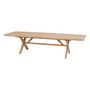 Voir la diapositive 1 : HESPERIDE Table de jardin extensible en acacia 12 places XENIA - Marron